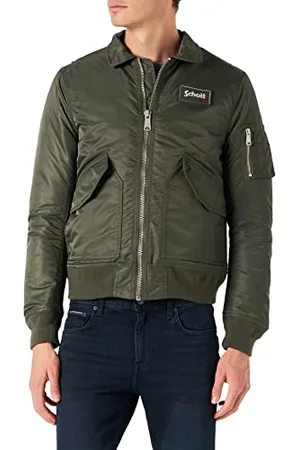 Schott NYC Bombowce mieszane, Sage Khaki, L