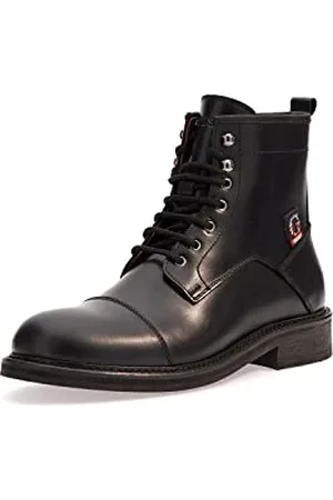 Guess Europe SAGL Męskie botki Lace Up Bogen czarne, 40 EU, , 40 EU