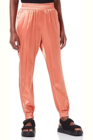 Moschino Moschino Damskie spodnie do biegania ze streczu, satynowe, , M
