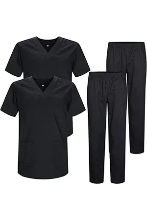 MISEMIYA Pack * 2 Pcs - CASACA Y PANTALÓN SANITARIOS UNISEX UNIFORMES SANITARIOS MÉDICOS 2-817-8312 - S