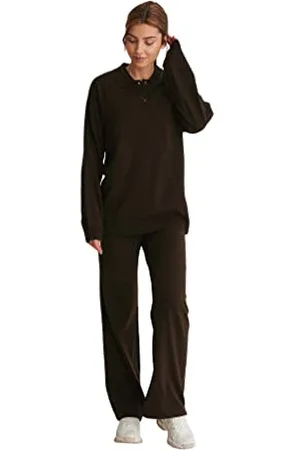 NA-KD Damski sweter polo oversize, , 40