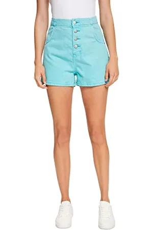 ESPRIT Edc by Damskie szorty 062CC1C306, 380/AQUA zielony, 26, , 52