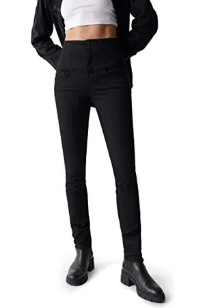 Salsa Diva Slim Fit wyszczuplające prawdziwe czarne dżinsy, , 52 PL