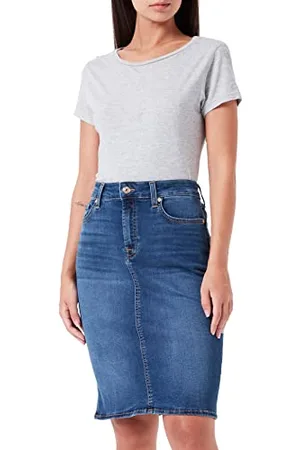 7 for all Mankind Pencil Bair Eco Skirt damskie, , 29