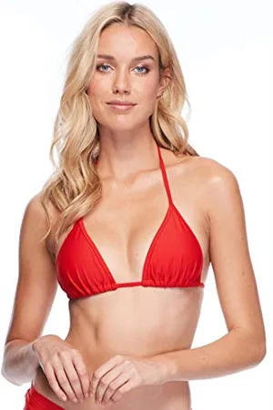 Body Glove Damski strój kąpielowy smoothies DITA jednolity trójkątny suwak bikini top, , S