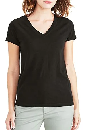 Dockers Damski T-shirt Favorite z dekoltem w serek, , XS