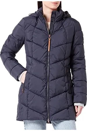 Camel Active Płaszcz Damski, Niebieski Night Blue, 34