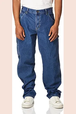 Dickies Męskie dżinsy typu carpenter o prostym kroju, indygo-niebieski, 42W / 30L