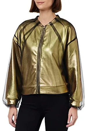KENDALL + KYLIE KENDALL & KYLIE Damski K&K W METALLIC Bomber KKW3716102, złoty, XS, , L