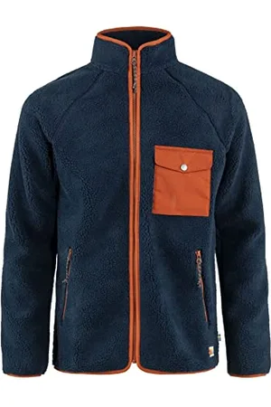 Fjällräven Męski polar Vardag Pile M, granatowy , M, , M