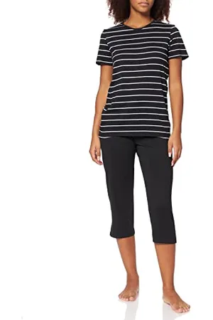 Schiesser Damen Schlafanzug Set 3/4 lang kurz Baumwolle Modal - Nightwear