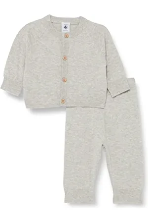 Petit Bateau Dzieci Unisex A050P 2-częściowy zestaw dla niemowląt z wełny i bawełny, , noworodki (zestaw 2 szt.), , 0 Miesiące