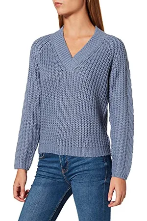 Blue Seven Damski sweter damski niebieski move, niebieski (Denim Blue), S