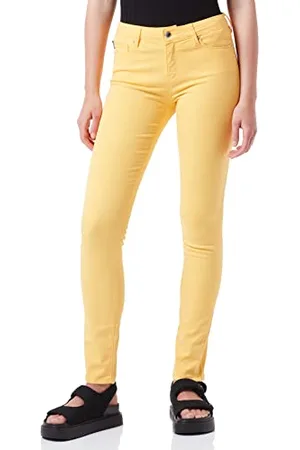 Moschino Damskie spodnie skinny ze stretchu Lyocell Gabardyna, , 25