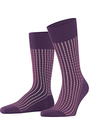 Falke High Class zrównoważona bawełna biologiczna półwysoka z wzorem 1 para skarpet, , 39-40