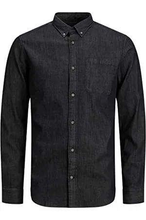JACK & JONES Męska koszula Jprblaperfect Denim Shirt L/S Noos, , M
