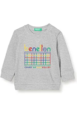 Benetton Chłopięcy sweter z kapturem Maglia G/C M/L, , 62 cm