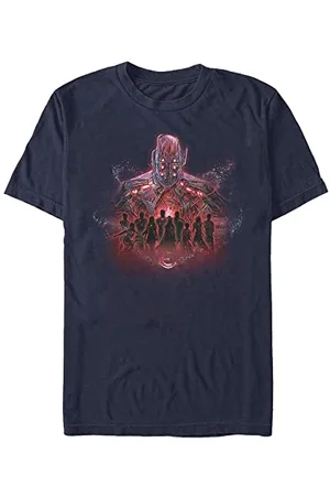 Marvel Unisex The Red Eternals Organic Short Sleeve T-shirt z krótkim rękawem, , L, , L