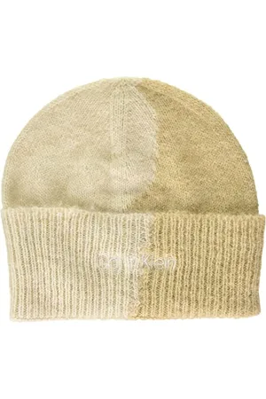 Calvin Klein Damska ręcznie rysowana czapka beanie z dzianiny, irlandzki kremowy, jeden rozmiar