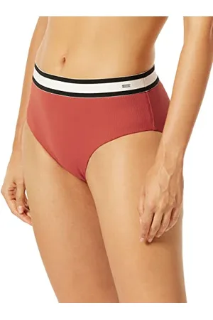 Schiesser Damskie spodnie bikini midi, Terakota, XS