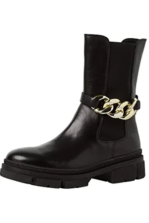 Tamaris Damskie buty 1-1-25983-29, czarne/złote, 40 EU