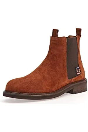 Guess Europe SAGL Męskie trampki Chelsea Bogen, kawowe, 44 EU, , 44 EU