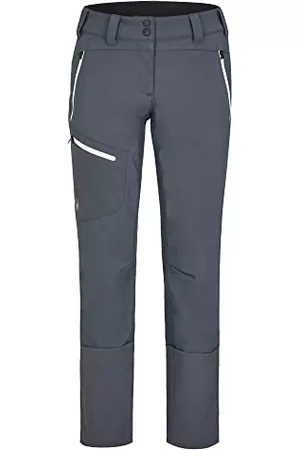 Ziener Nolane spodnie hybrydowe damskie typu softshell | narciarskie, wiatroszczelne, elastyczne, funkcjonalne, czarne, rozmiar 38
