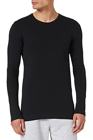Schiesser Męski Podkoszulek Organic Cotton z Długim Rękawem - 95/5, , S