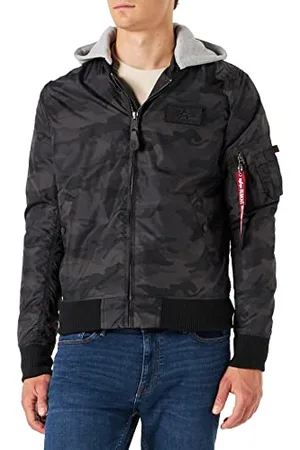 Alpha Industries MA-1 TT Hood Camo Bomber Jacket dla mężczyzn