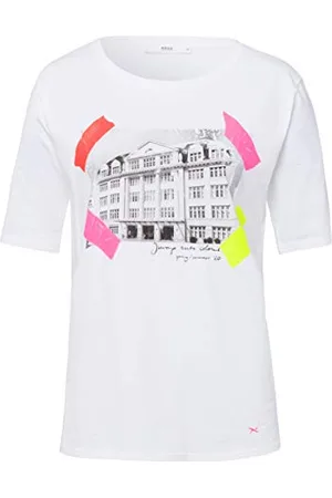 Brax Damska koszulka Cira Cotton Print