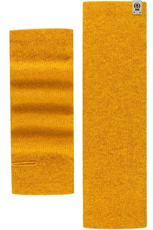 Roeckl Kobieta Rękawiczki z Dzianiny - Damskie mankiety z dzianiny Essential 23051-351 kolor żółty 248 rękawiczki, rozmiar uniwersalny