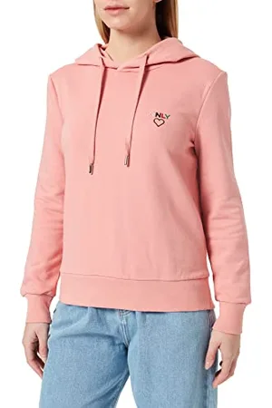 ONLY Damska bluza z kapturem, nadruk logo, /nadruk: tylko logo, XS