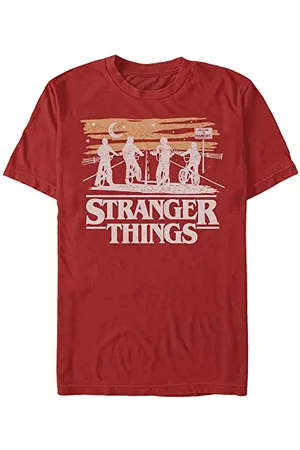 Stranger Things Męska koszulka z krótkim rękawem Jank Drawing, , M