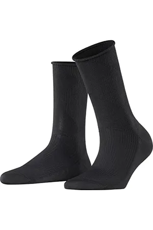 Burlington Fine Argyle skarpety damskie z miękkiej mieszanki wiskozy, czarny (Black 3000), 35-36 EU