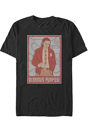 Marvel Unisex Loki-Glorious Purpose Organic Short Sleeve T-Shirt, , M