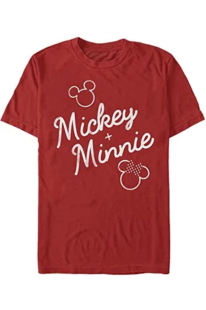 Disney Unisex Mickey Signed Together Organic Short Sleeve T-shirt, , S