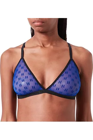 Karl Lagerfeld Damski biustonosz Monogram Flock Triangle Bra, , L