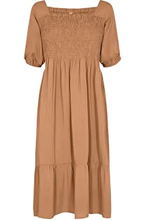 soyaconcept Damska sukienka SC-RADIA 134, kolor brązowy (Desert Brown), rozmiar S