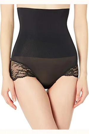 Maidenform Damskie koronkowe majtki z wysokim stanem 