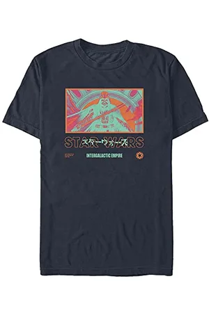 STAR WARS Uniseks Bright Baddes Organic Short Sleeve T-Shirt Navy Blue, XXL, , XXL