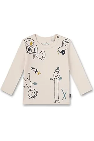 Sanetta Niemowlęta 115492 T-shirt dla chłopców Kream, 56