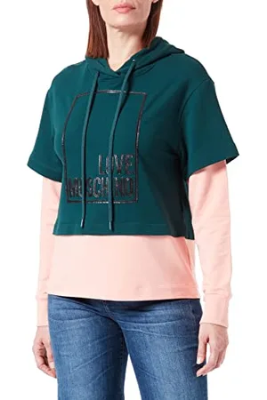 Moschino Damska bluza z długim rękawem z logo Box Design, , 48