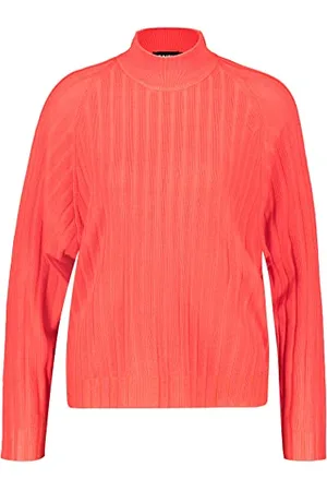 Taifun Damski sweter z wzorem w prążki, sweter z długim rękawem, sweter z dzianiny, sweter z długim rękawem, sweter z okrągłym dekoltem, w paski, , 40