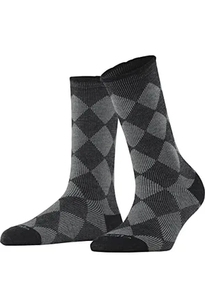 Burlington Kobiety Skarpety Dalston W So Bawełna, Wełna z wzorem 1 Para, , 36-41