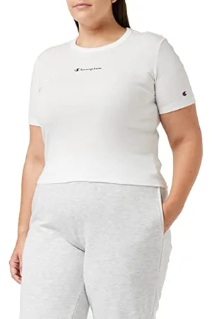 Champion Legacy American Classics Soft Cotton 1x1 Rib Slim S/S Koszulka Kobiety, ,M