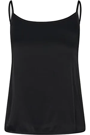 HUGO BOSS SATINIGHT_Camisole Top, Black1, L