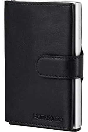 Samsonite Alu Fit SLG - Portfel, 10,2 cm, czarny (czarny)