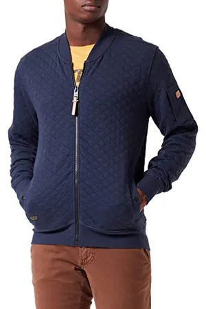 Camel Active Męska kurtka z dzianiny 409425/8W21, Night Blue, XXL