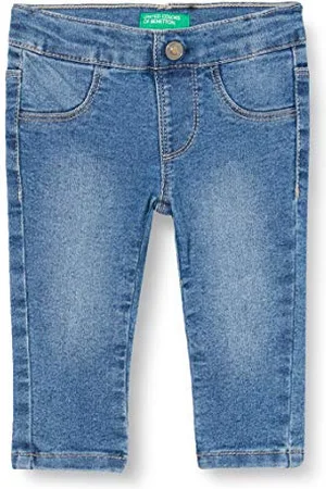 Benetton Dziewczęce klapki jeansy