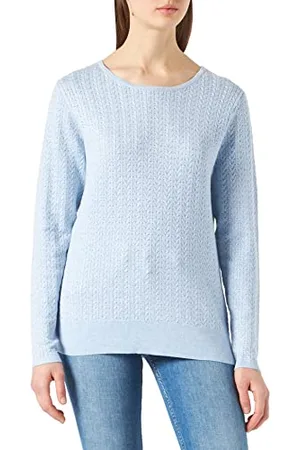soyaconcept Womens SC-Dollie 707 Sweter z dzianiny, kaszmirowo-niebieski melanż, XL
